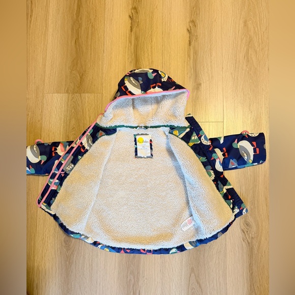 Mini Boden Fleece Lined Jacket with Duck Print - Picture 3 of 9
